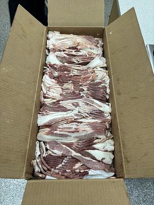Tyson Covered wagon Sliced BACON #2 BULK (Tocino ahumado de segunda a granel)